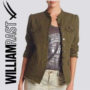 William Rast Military Style Jacket size Medium